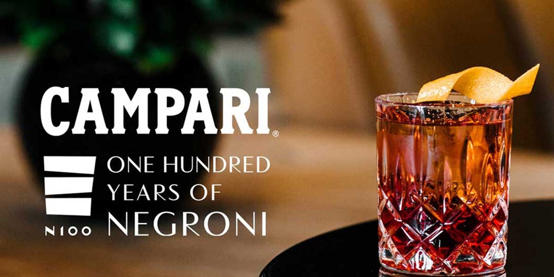 Campari celebra i 100 anni dell'iconico cocktail rosso